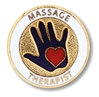 Massage Therapist Emblem Pin
