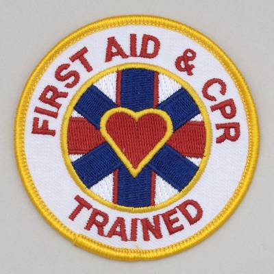 Embroidered Patch - First Aid and CPR Trained
