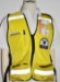 Picture on the front of the vest with items in the upper pockets
