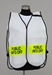 Split Front Vest with front and back titles