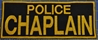 Police Chaplain - Back Patch